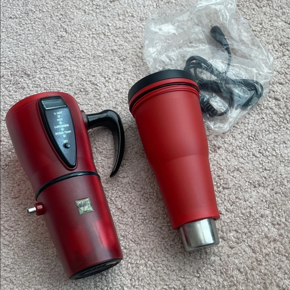 NWT Red Smart Mug Insulated Travel Tumbler - Picture 7 of 9